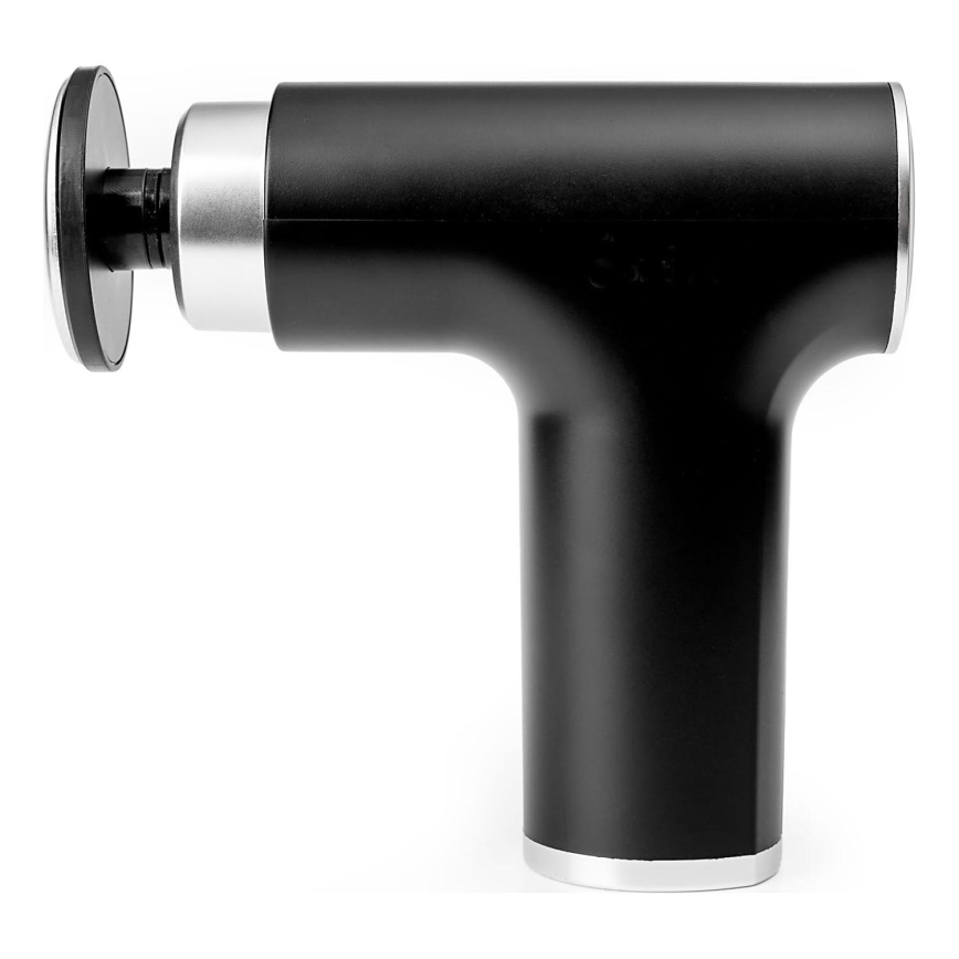 Pistola de massagem recarregável com 9 cabeças 25W/5V 1200 mAh