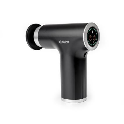 Pistola de massagem recarregável com 9 cabeças 25W/5V 1200 mAh