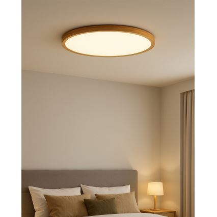 Plafon LED/32W/230V 3000/4000/6500K Ø 40 cm bege