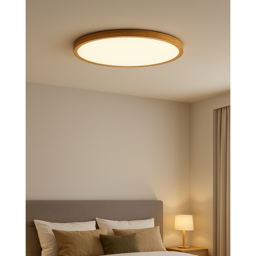 Plafon LED/32W/230V 3000/4000/6500K Ø 40 cm bege