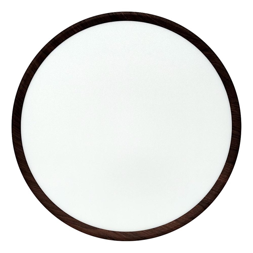 Plafon LED/32W/230V 3000/4000/6500K Ø 40 cm castanho
