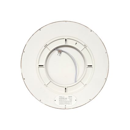 Plafon LED/32W/230V 3000/4000/6500K Ø 40 cm castanho