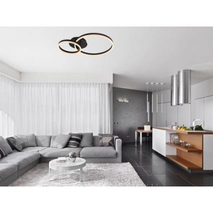 Plafon LED dimerizável 55W/230V 3000-6500K + comando remoto