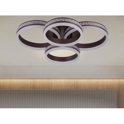 Plafon LED dimerizável LED/150W/230V 3000-6500K + comando remoto
