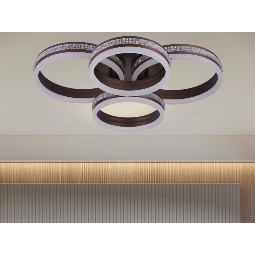 Plafon LED dimerizável LED/150W/230V 3000-6500K + comando remoto