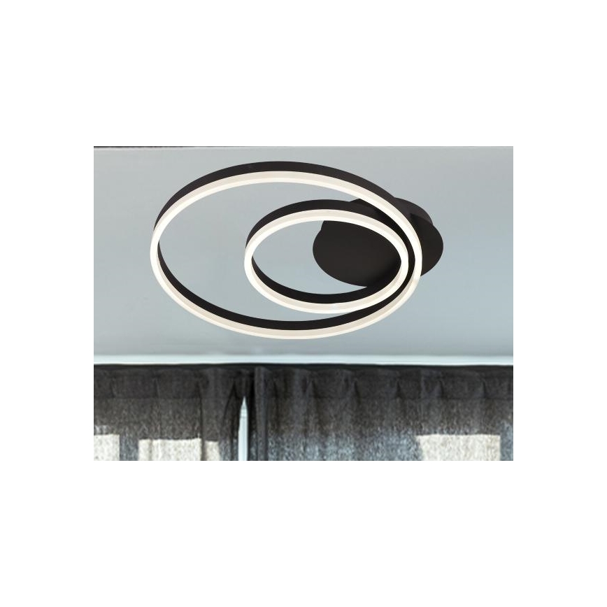 Plafon LED dimerizável LED/55W/230V 3000-6500K + controlo remoto