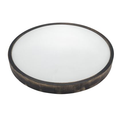 Plafon LED OAK SLIM LED/36W/230V 4000K Ø 47 cm carvalho/castanho-escuro