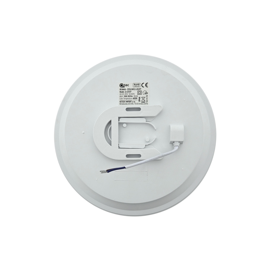 Plafon LED para casa de banho RIMA LED/10W/230V Ø22,5 cm IP44 branco