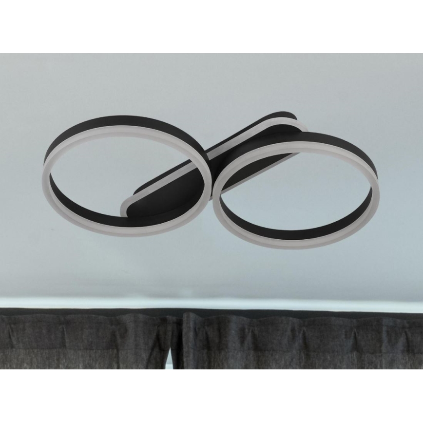 Plafon LED regulável LED/60W/230V 3000-6500K + controlo remoto