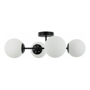 Plafon MADDIE 4xE14/5W/230V preto