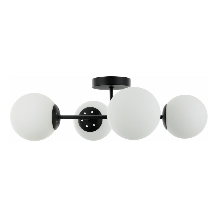 Plafon MADDIE 4xE14/5W/230V preto