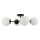 Plafon MADDIE 4xE14/5W/230V preto