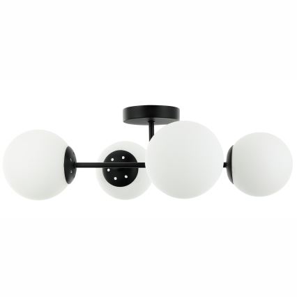 Plafon MADDIE 4xE14/5W/230V preto