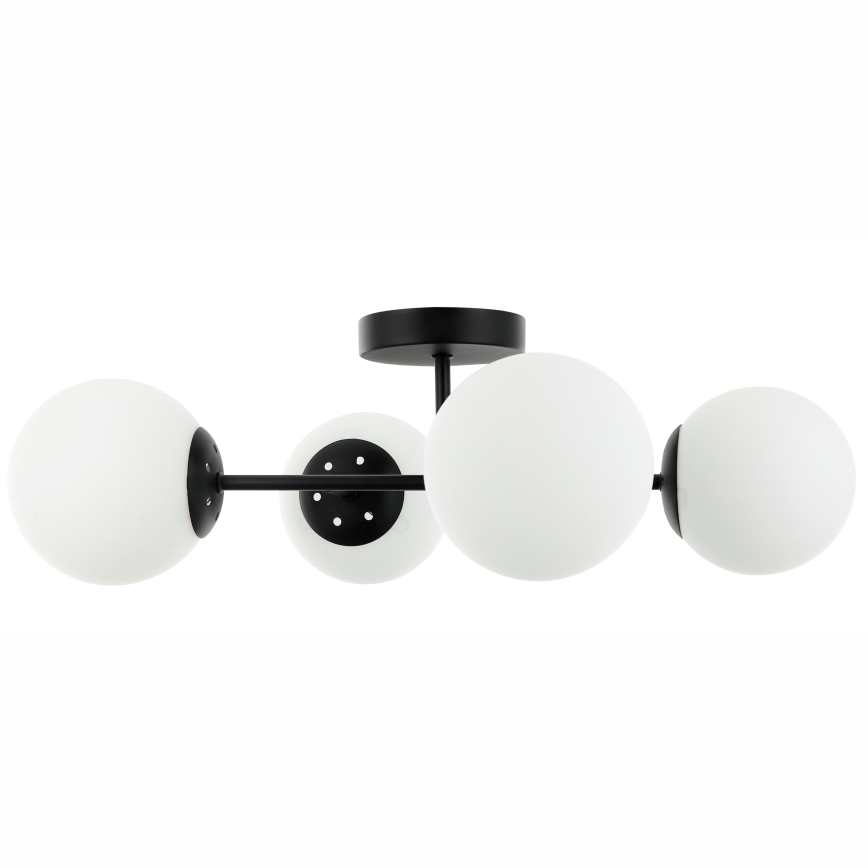 Plafon MADDIE 4xE14/5W/230V preto