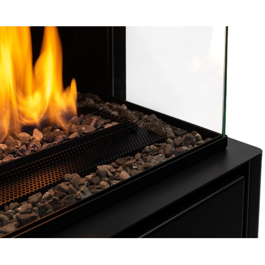 Planika - Lareira BIO com comando 126,2x40 cm 3,5kW/230V preto