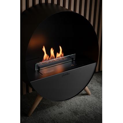 Planika - Lareira BIO com comando 72,6x65 cm 2,5kW/230V preto