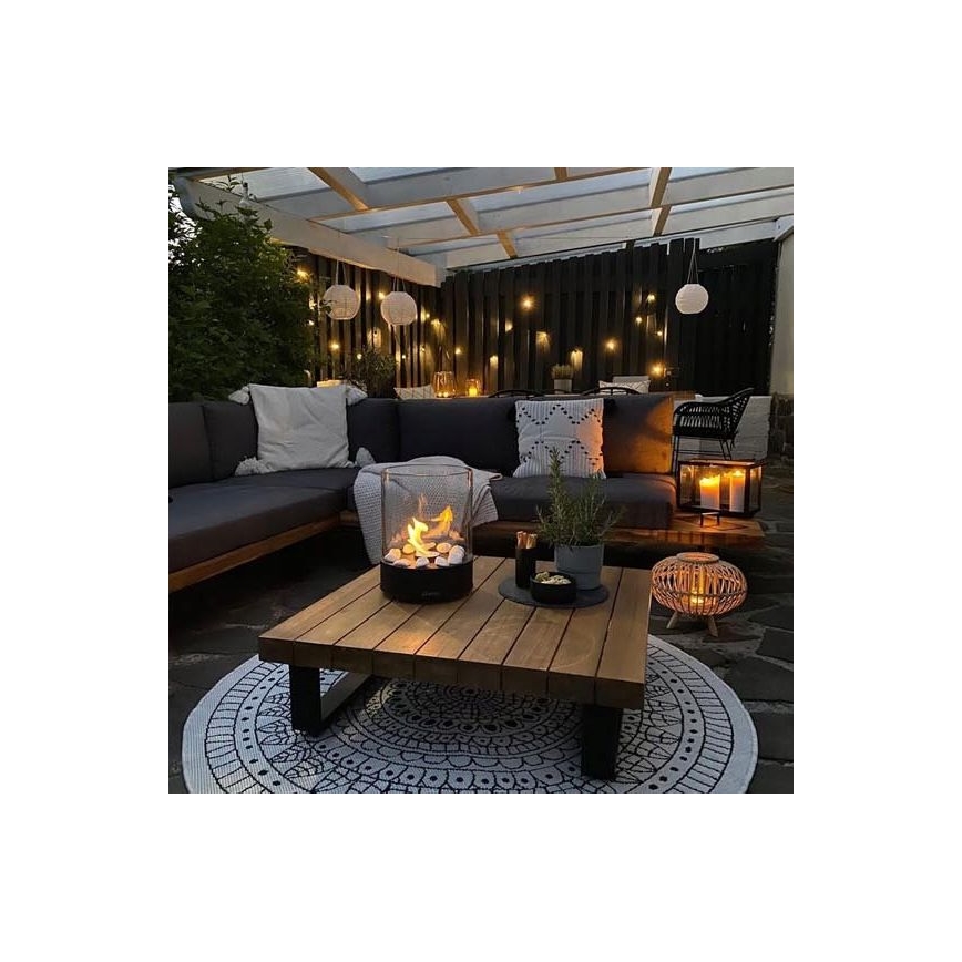Planika - Lareira BIO 36,3x25,1 cm 2,5kW preto