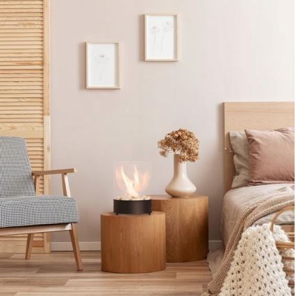Planika - Lareira BIO 36,3x25,1 cm 2,5kW preto