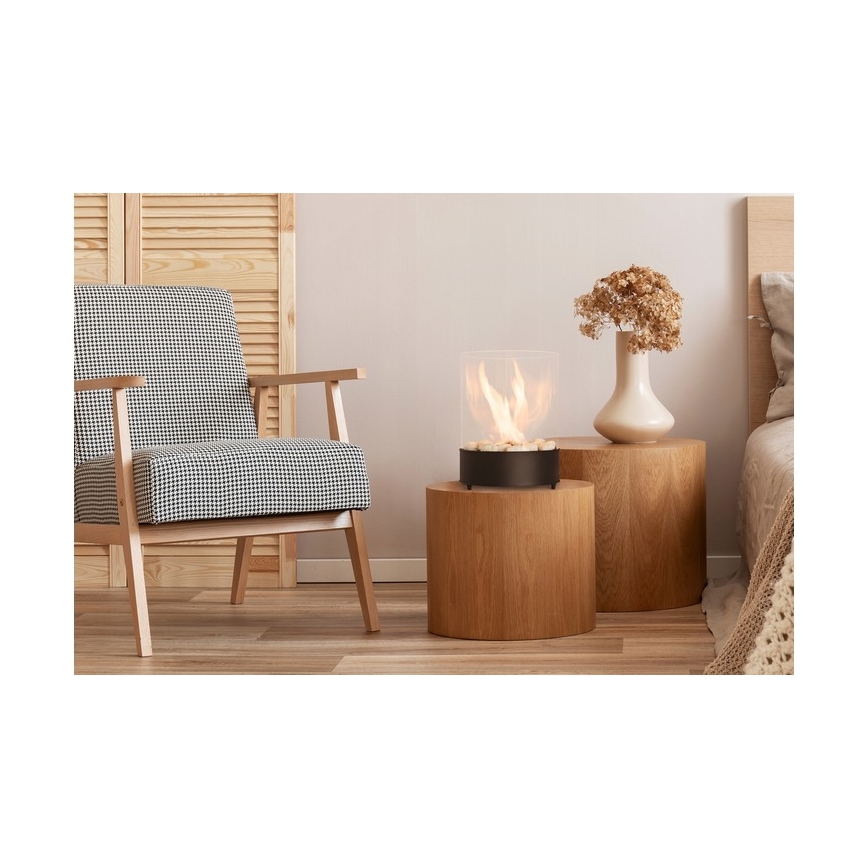 Planika - Lareira BIO 36,3x25,1 cm 2,5kW preto