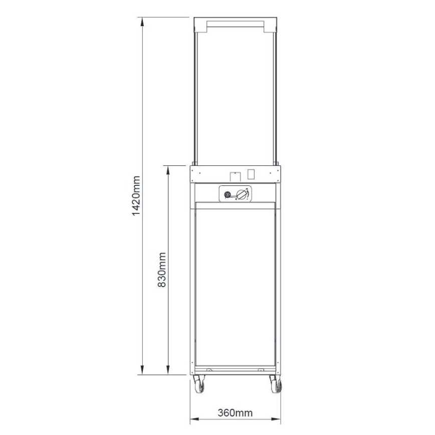 Planika - Lareira exterior a gás 142x36 cm 8kW cinzento + capa de proteção