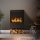 Planika - Lareira a vapor de água com comando 83x48 cm 125W/230V preto