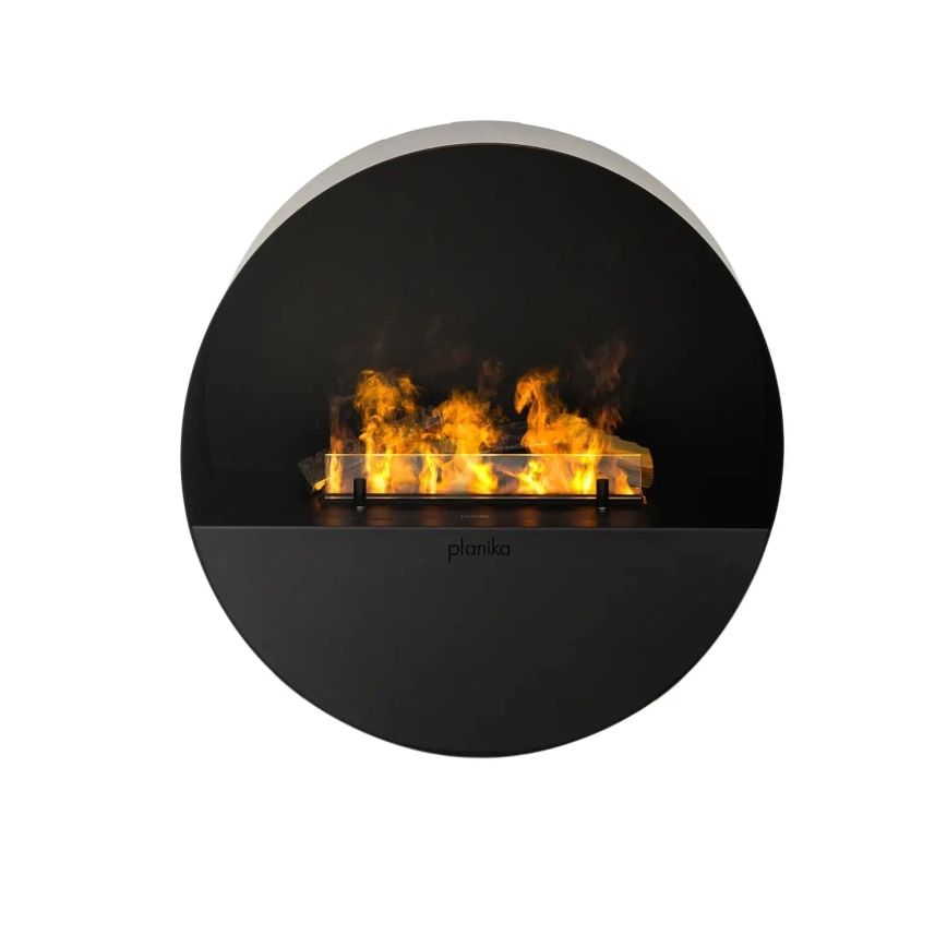 Planika MISTY - Lareira a vapor de água com comando 72,9x65,3 cm 125W/230V preto