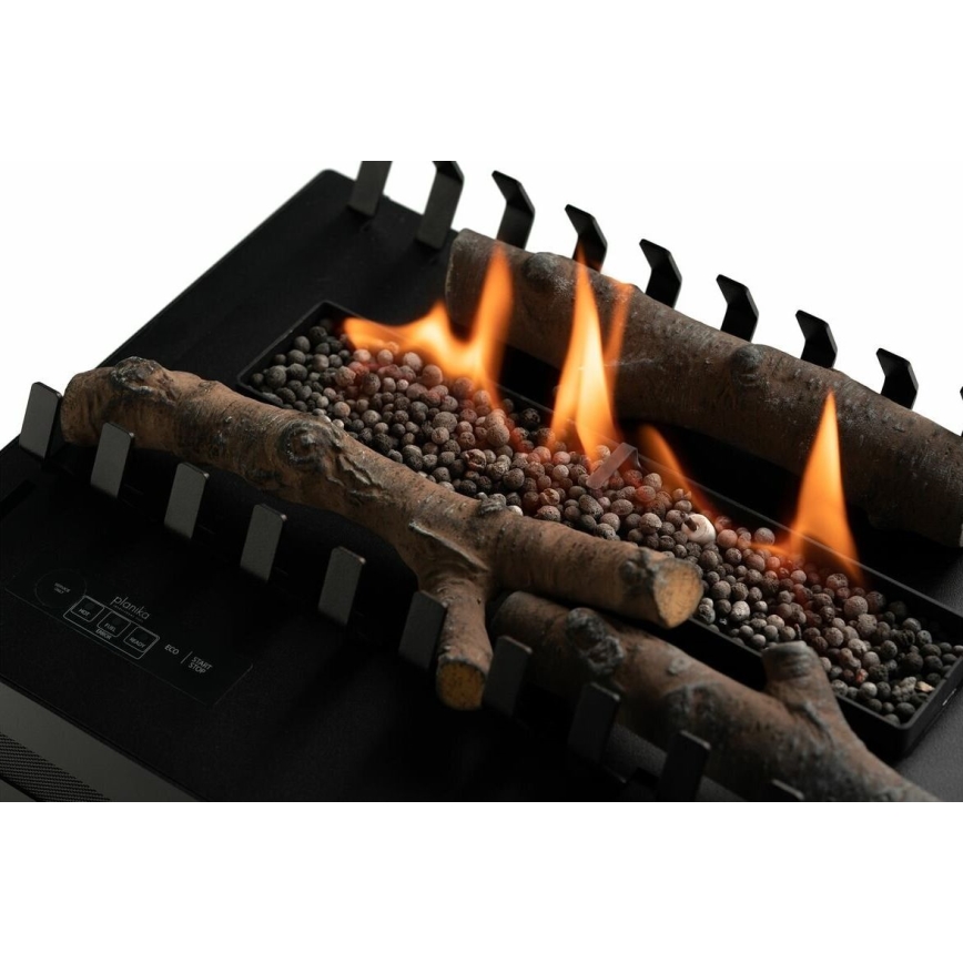 Planika - Lareira BIO com comando 20,8x38,5 cm 2,5kW/230V preto