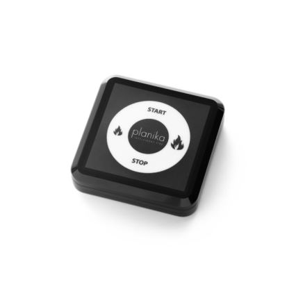 Planika - Lareira BIO com comando 20,8x38,5 cm 2,5kW/230V preto