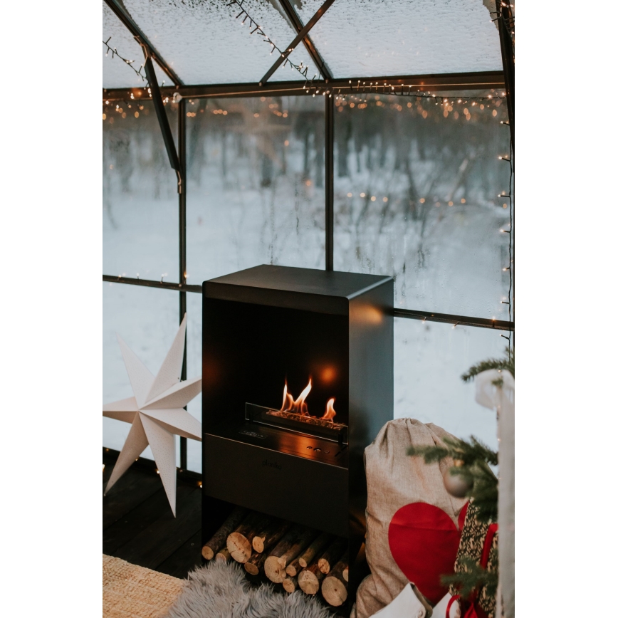 Planika - Lareira BIO com comando 83,5x48 cm 2,5kW/230V preto