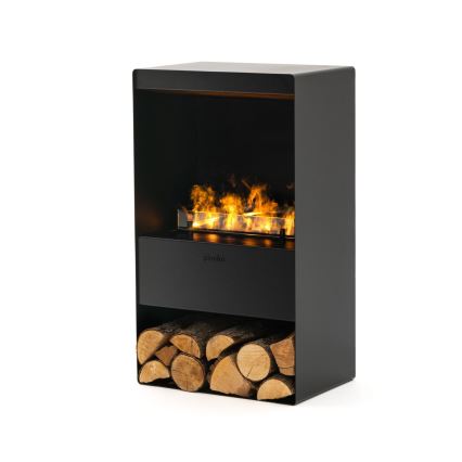 Planika - Lareira a vapor de água com comando 83x48 cm 125W/230V preto