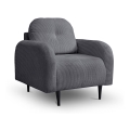 Poltrona estofada CLOUDY cinza