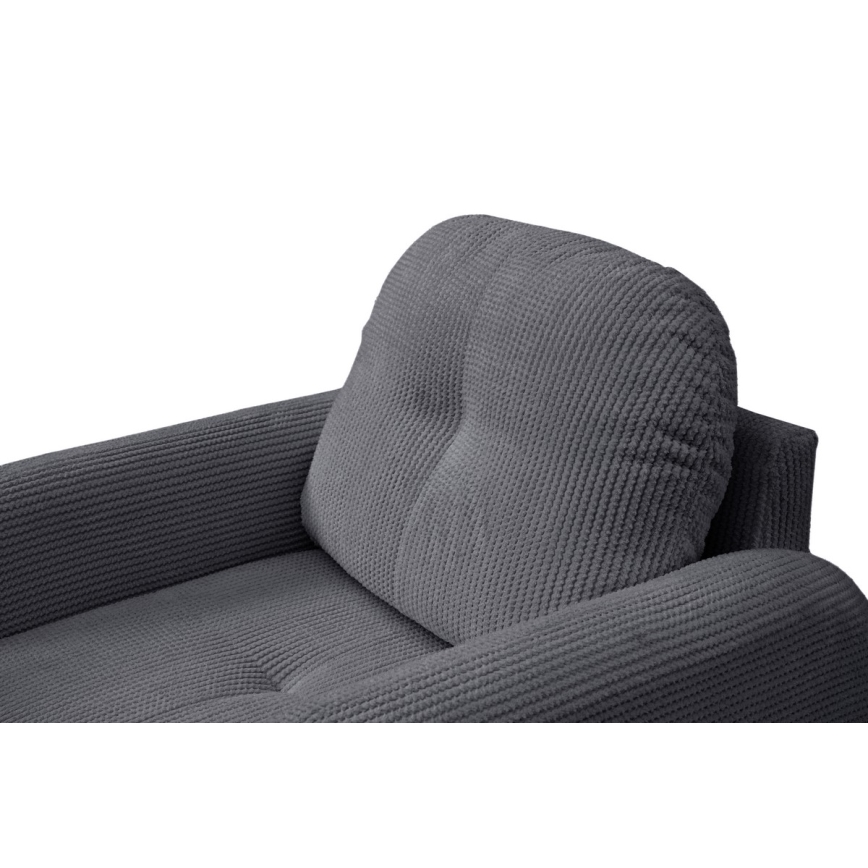 Poltrona estofada CLOUDY cinza