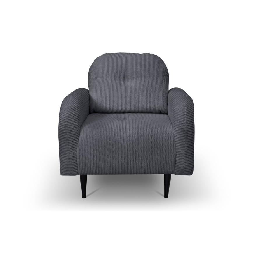 Poltrona estofada CLOUDY cinza