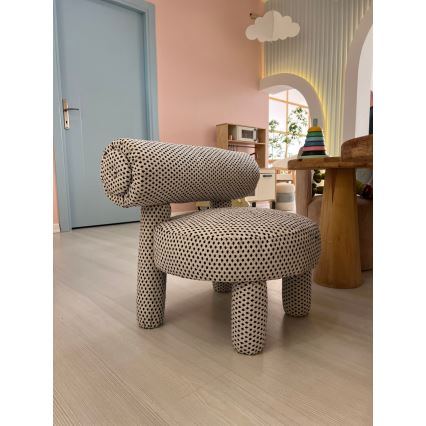 Poltrona infantil MAVI bege/preta