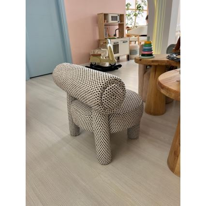 Poltrona infantil MAVI bege/preta