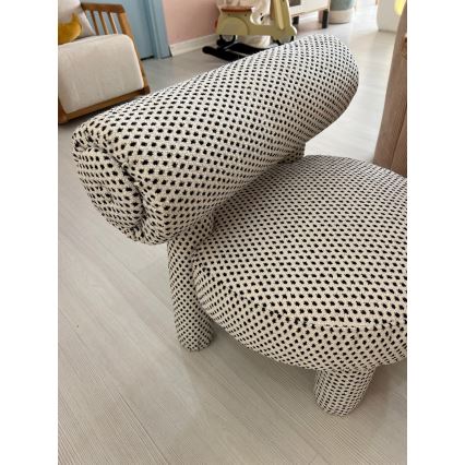 Poltrona infantil MAVI bege/preta