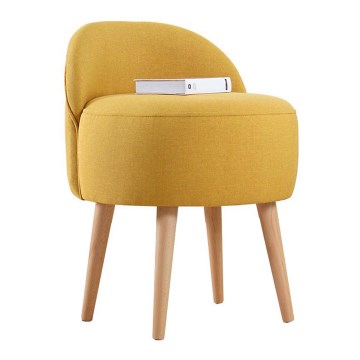 Poltrona infantil NIKI, diâmetro 46 cm, amarela