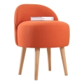Poltrona infantil NIKI, diâmetro 46 cm, laranja