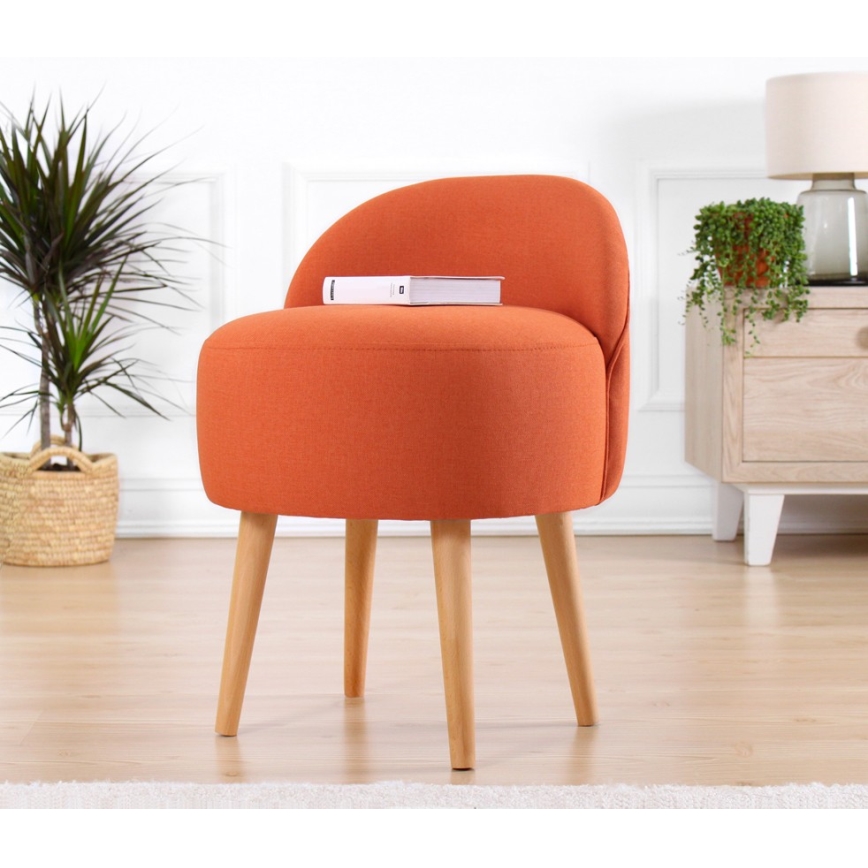 Poltrona infantil NIKI, diâmetro 46 cm, laranja