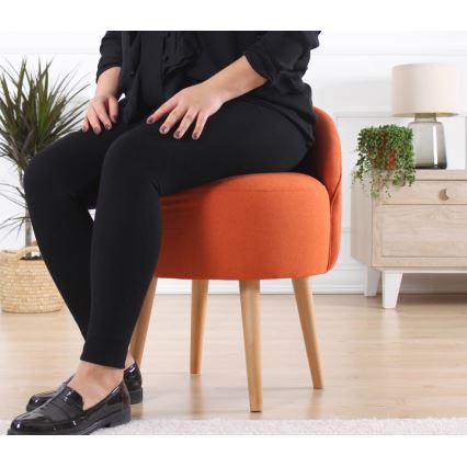 Poltrona infantil NIKI, diâmetro 46 cm, laranja