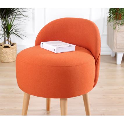 Poltrona infantil NIKI, diâmetro 46 cm, laranja
