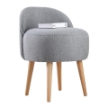 Poltrona infantil NIKI, Ø 46 cm, cinzenta