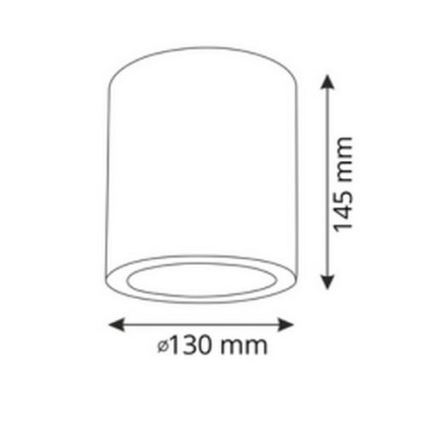 Ponto de luz LED RGBW dimmável JUPITER 1xE27/6,5W/230V 2700-6500K Wi-Fi diâmetro 13 cm branco