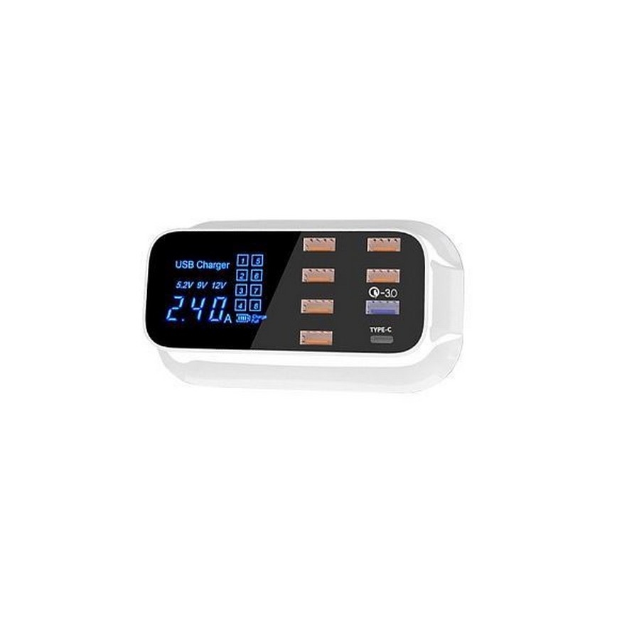 Posto de carregamento 8xUSB 40W/230V