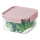 Pote para alimentos CLASSIC PLUS 1,25 l rosa/transparente