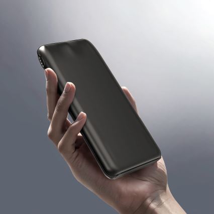 Power Bank 10000 mAh 10W Power Delivery 2xUSB-C + 1xUSB-A preto