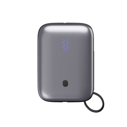 Power Bank 10000 mAh 20W Power Delivery Compact com cabo USB-C dobrável incorporado 1m preto