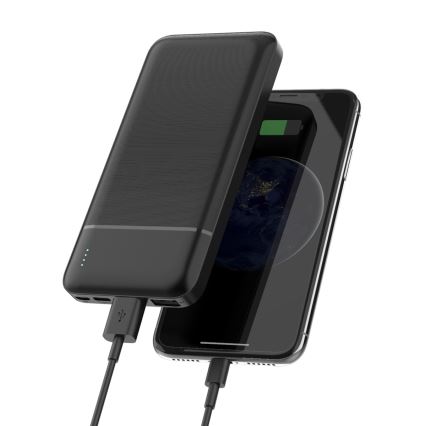 Power Bank 10000 mAh 5V preto