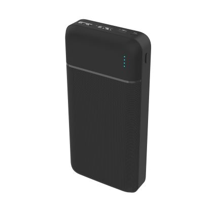 Power Bank 20000 mAh 3,7V preta