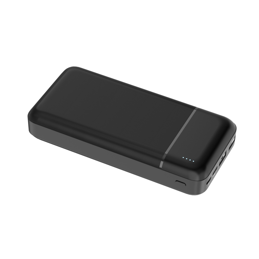Power Bank 20000 mAh 3,7V preta